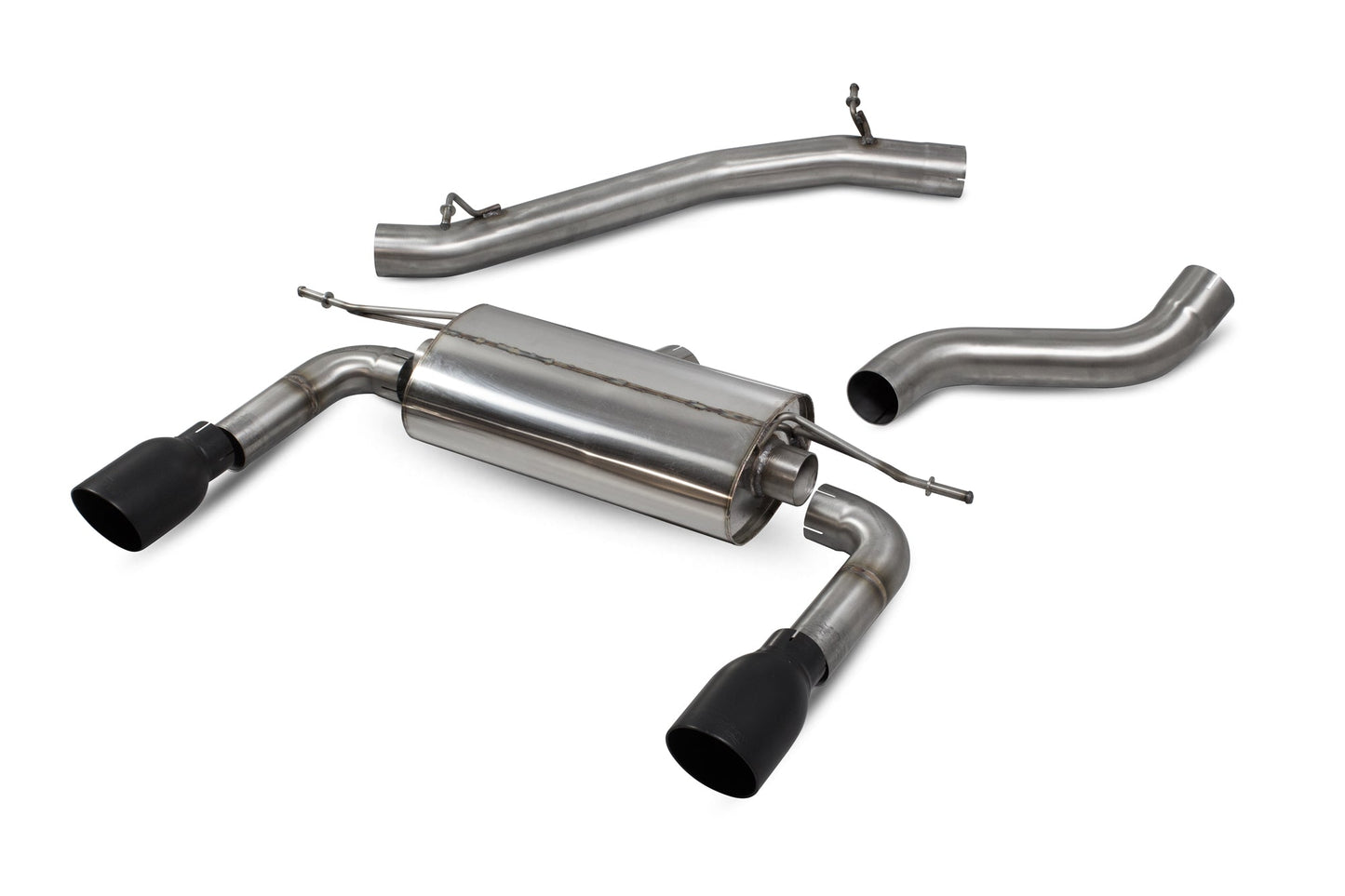 Scorpion Non-Res Cat-Back Exhaust (Black Daytona) for Audi TT Mk3 2.0 TFSI Quattro (14-19)