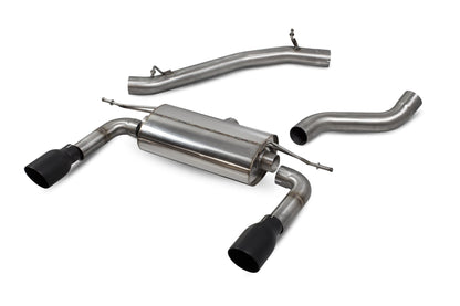 Scorpion Non-Res Cat-Back Exhaust (Black Daytona) for Audi TT Mk3 2.0 TFSI Quattro (14-19)
