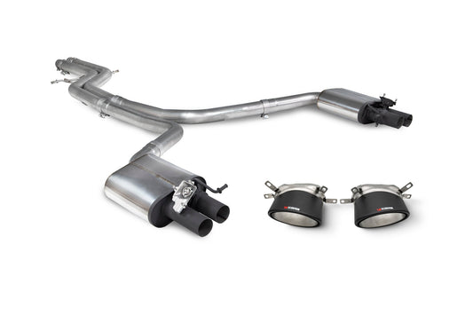Scorpion Non-Res Half Exhaust with Trims (Ascari RS) for Audi RS6 C7 (13-18)