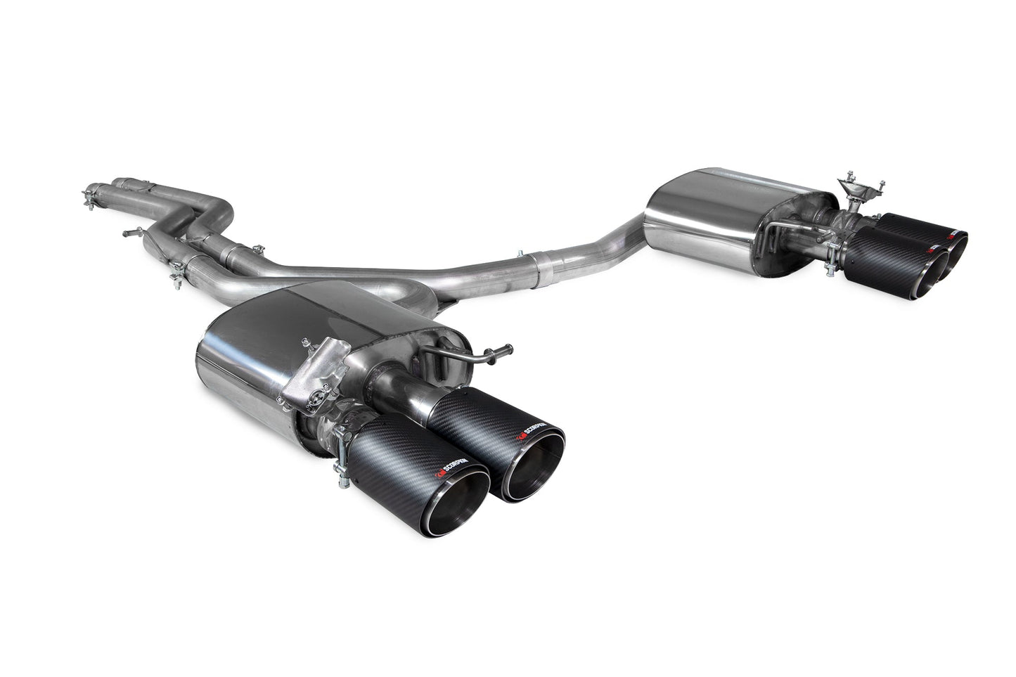 Scorpion Non-Res Half Exhaust (Ascari) for Audi S4 B9 (17-19)