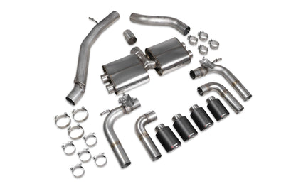 Scorpion Non-Res Cat/GPF-Back Valved Exhaust (Ascari) for Audi S3 Saloon 8V (13-20)