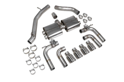 Scorpion Non-Res Cat/GPF-Back Valved Exhaust (Daytona) for Audi S3 Saloon 8V (13-20)