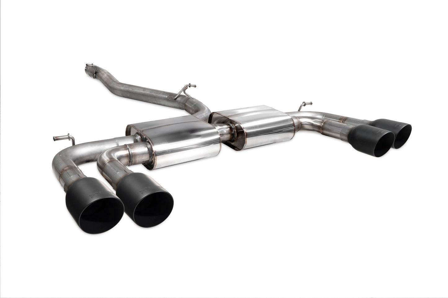 Scorpion Non-Res Cat/GPF-Back Exhaust (Black Daytona) for Audi S3 Saloon 8V (13-20)