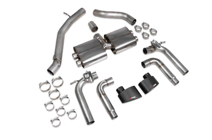 Scorpion Non-Res Cat/GPF-Back Valved Exhaust (Ascari EVO) for Audi S3 Saloon 8V (13-20)