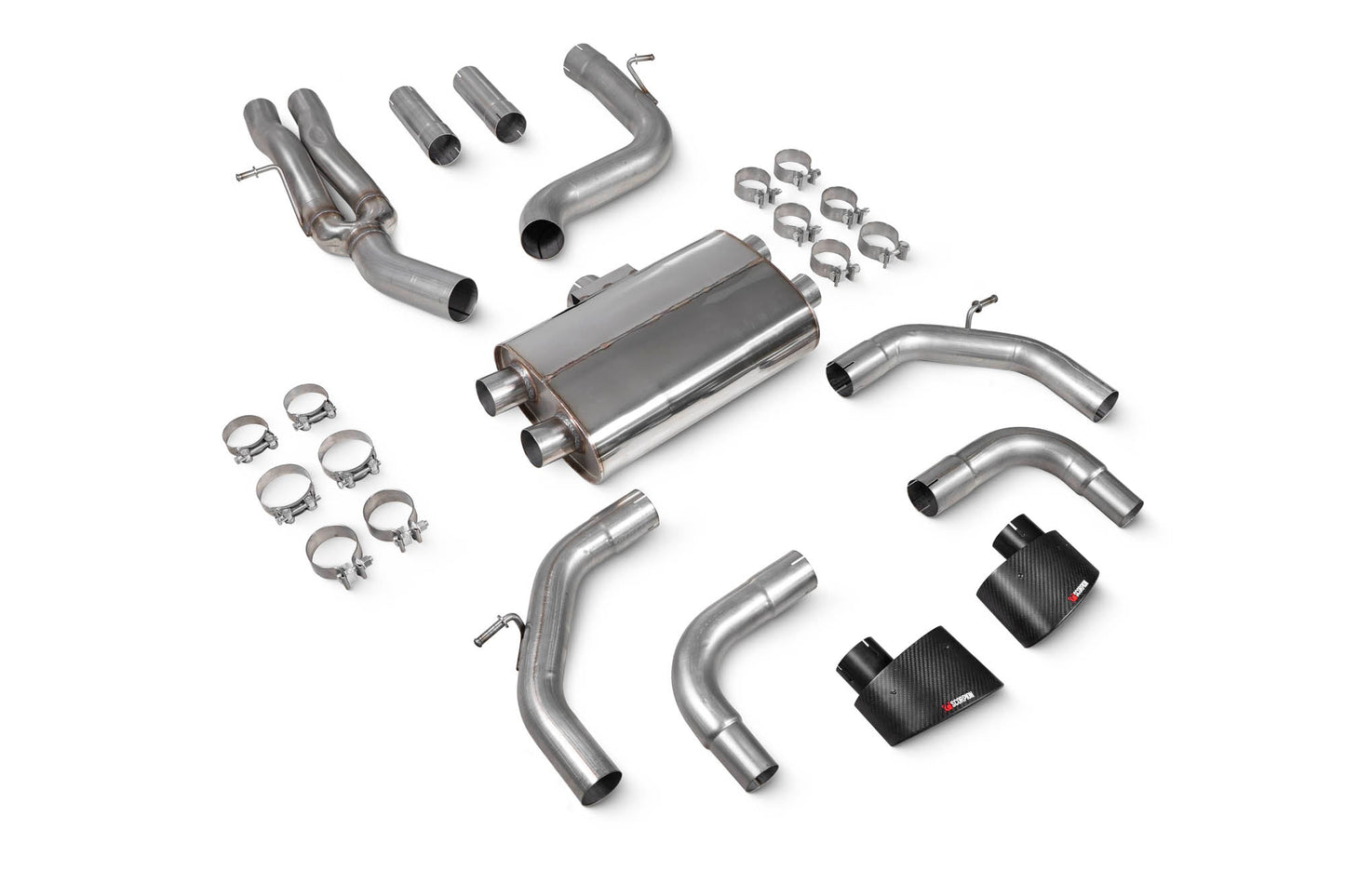 Scorpion Non-Res Cat-Back Exhaust (Ascari EVO) for Audi RS3 8V Pre-Facelift (15-17)