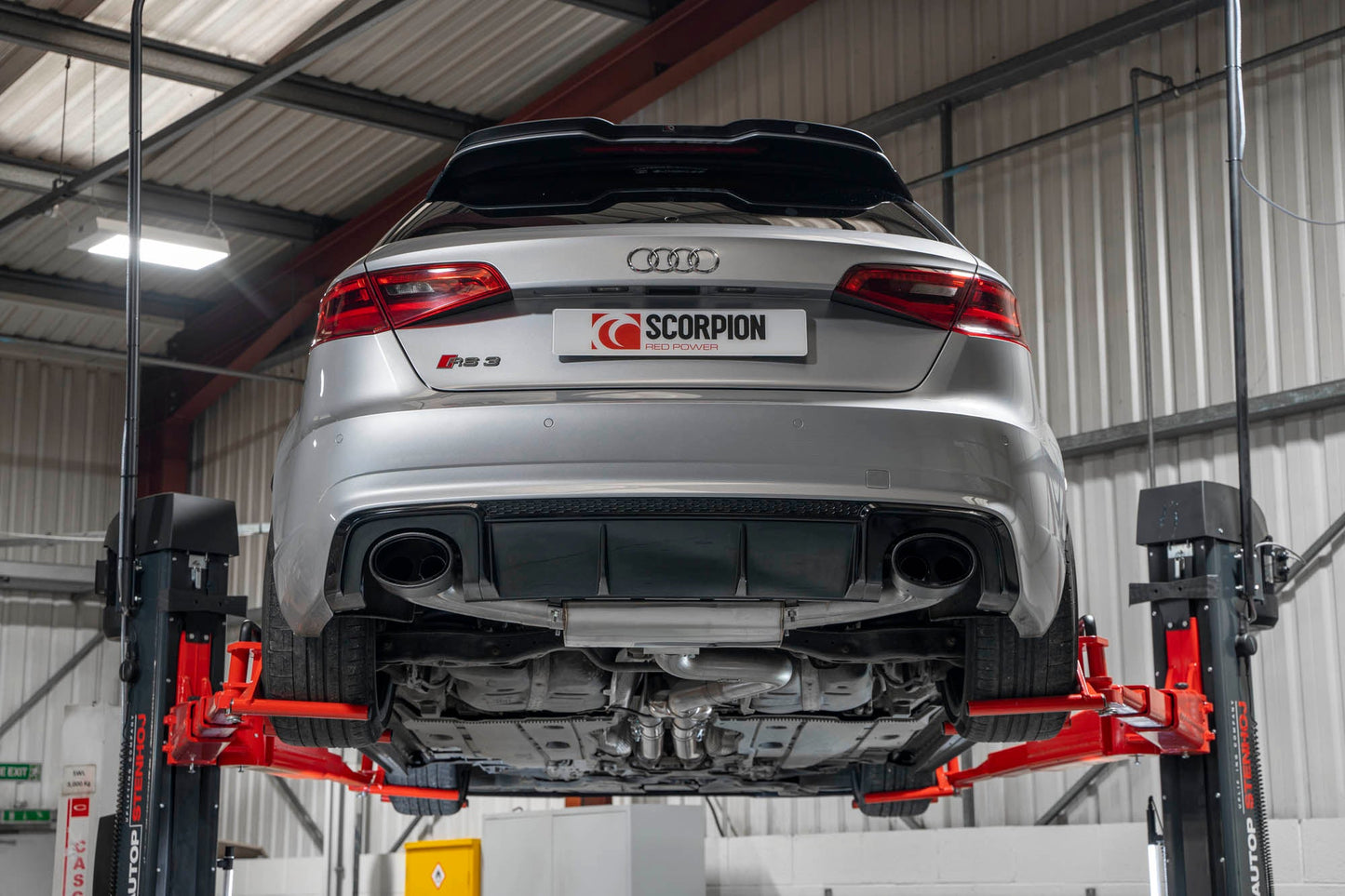 Scorpion Non-Res Cat-Back Exhaust (Ascari EVO) for Audi RS3 8V Pre-Facelift (15-17)