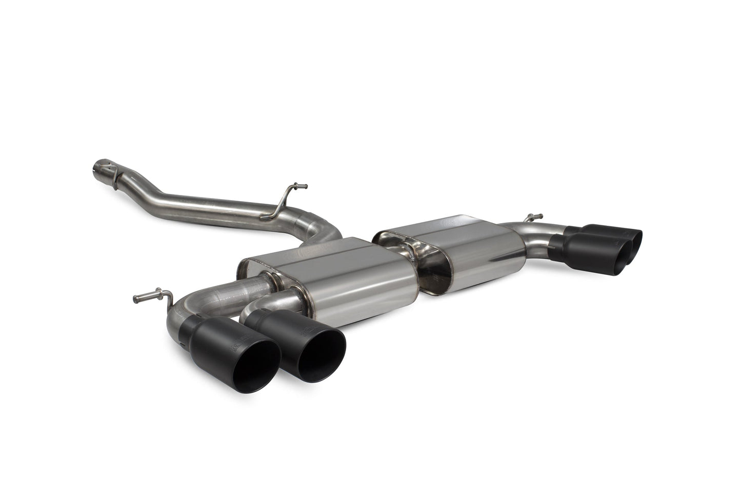 Scorpion Non-Res Cat/GPF-Back Exhaust (Black Daytona) for Audi S3 8V (13-20)