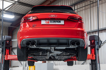 Scorpion Non-Res Cat/GPF-Back Exhaust (Daytona) for Audi S3 8V (13-20)
