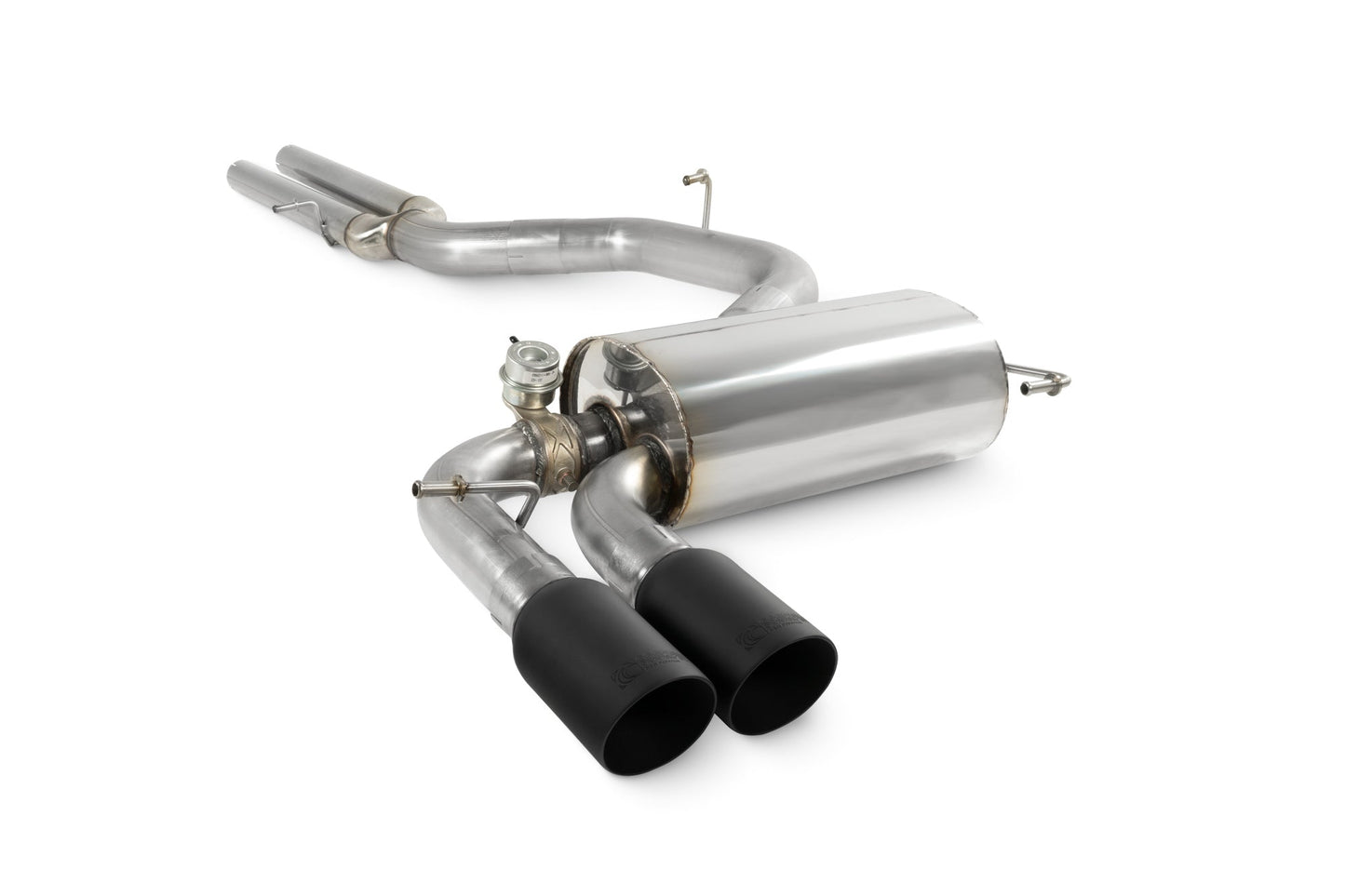 Scorpion Non-Res Secondary Cat-Back Exhaust (Black Daytona) for Audi RS3 8P (11-12)