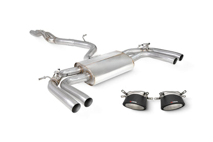 Scorpion Non-Res Cat/GPF-Back Valved Exhaust (Ascari RS) for Audi RS3 8Y Saloon (21-25)