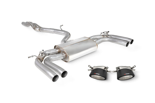 Scorpion Non-Res Cat/GPF-Back Valved Exhaust (Ascari RS) for Audi RS3 8Y Saloon (21-25)