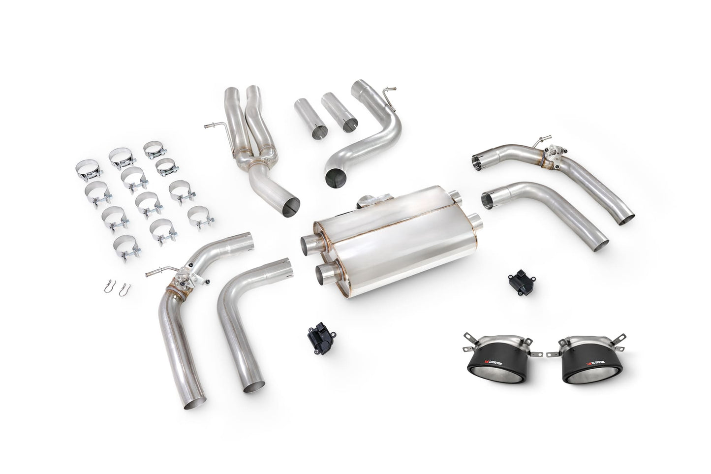 Scorpion Non-Res Cat/GPF-Back Valved Exhaust (Ascari RS) for Audi RS3 8Y Saloon (21-25)