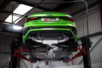 Scorpion Non-Res Cat/GPF-Back Valved Exhaust (Ascari RS) for Audi RS3 8Y Saloon (21-25)