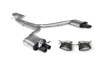 Scorpion Non-Res Half Exhaust with Trims (Ascari RS) for Audi RS7 C7 (13-18)