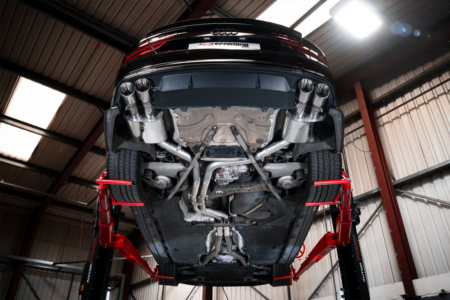 Scorpion Resonated Half Exhaust (Daytona) for Audi S6/S7 C7 (12-18)