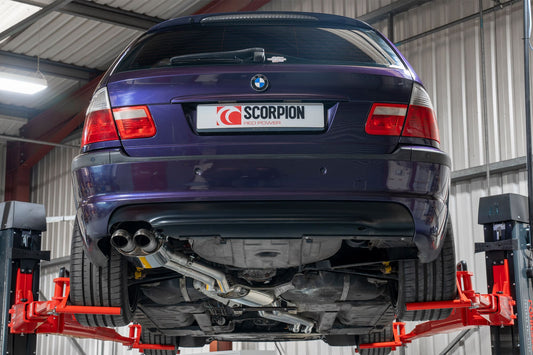Scorpion Cat-Back Exhaust (Downturn) for BMW E46 320/325/330 Petrol (00-06)