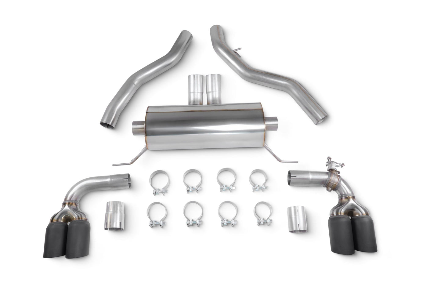 Scorpion GPF-Back Valved Exhaust (Black Daytona) for BMW M240i G42 (21-25)