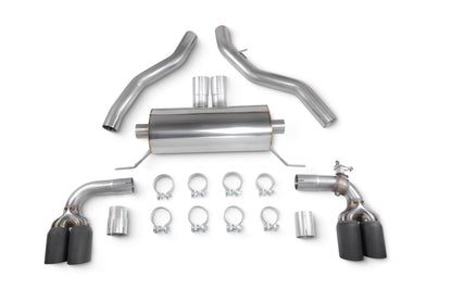 Scorpion GPF-Back Valved Exhaust (Black Daytona) for BMW M240i G42 (21-25)