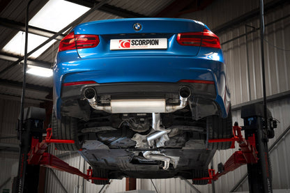 Scorpion Non-Res Cat-Back Exhaust (Daytona) for BMW 340i F30/F31 (15-18)