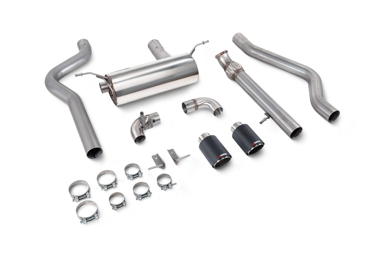 Scorpion Non-Res Cat-Back Valved Exhaust (Ascari) for BMW M135i F20/F21 (12-16)