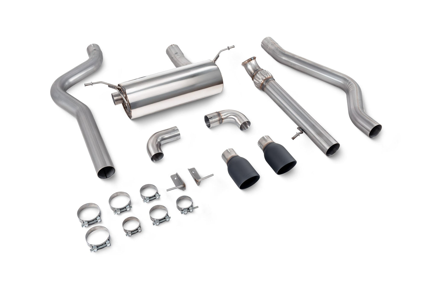Scorpion Non-Res Cat-Back Exhaust (Black Daytona) for BMW M135i F20/F21 (12-16)