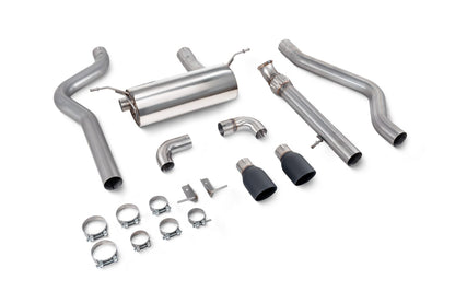 Scorpion Non-Res Cat-Back Exhaust (Black Daytona) for BMW M135i F20/F21 (12-16)