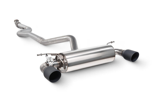 Scorpion Non-Res Cat-Back Valved Exhaust (Black Daytona) for BMW M235i F22 (14-16)