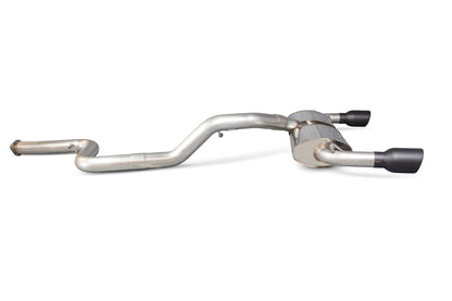 Scorpion 76mm/3" Non-Res Cat-Back Exhaust (Black Daytona) for Ford Focus Mk2 ST 225 (06-11)