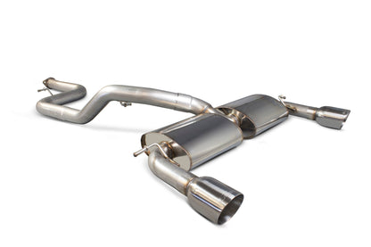 Scorpion 76mm/3" Non-Res Cat-Back Exhaust (Daytona) for Ford Focus Mk2 ST 225 (06-11)