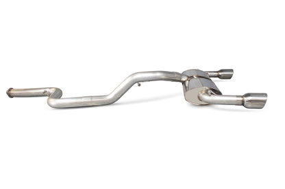 Scorpion 76mm/3" Non-Res Cat-Back Exhaust (Daytona) for Ford Focus Mk2 ST 225 (06-11)