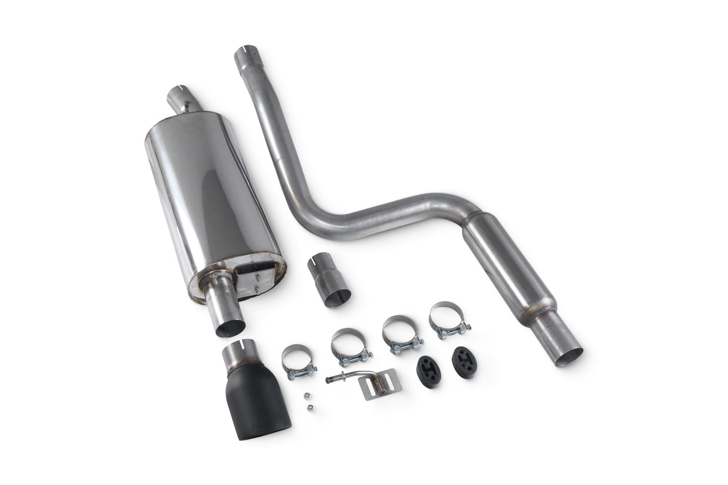 Scorpion Resonated Cat-Back Exhaust (Black Daytona) for Ford Fiesta ST150 (04-08)