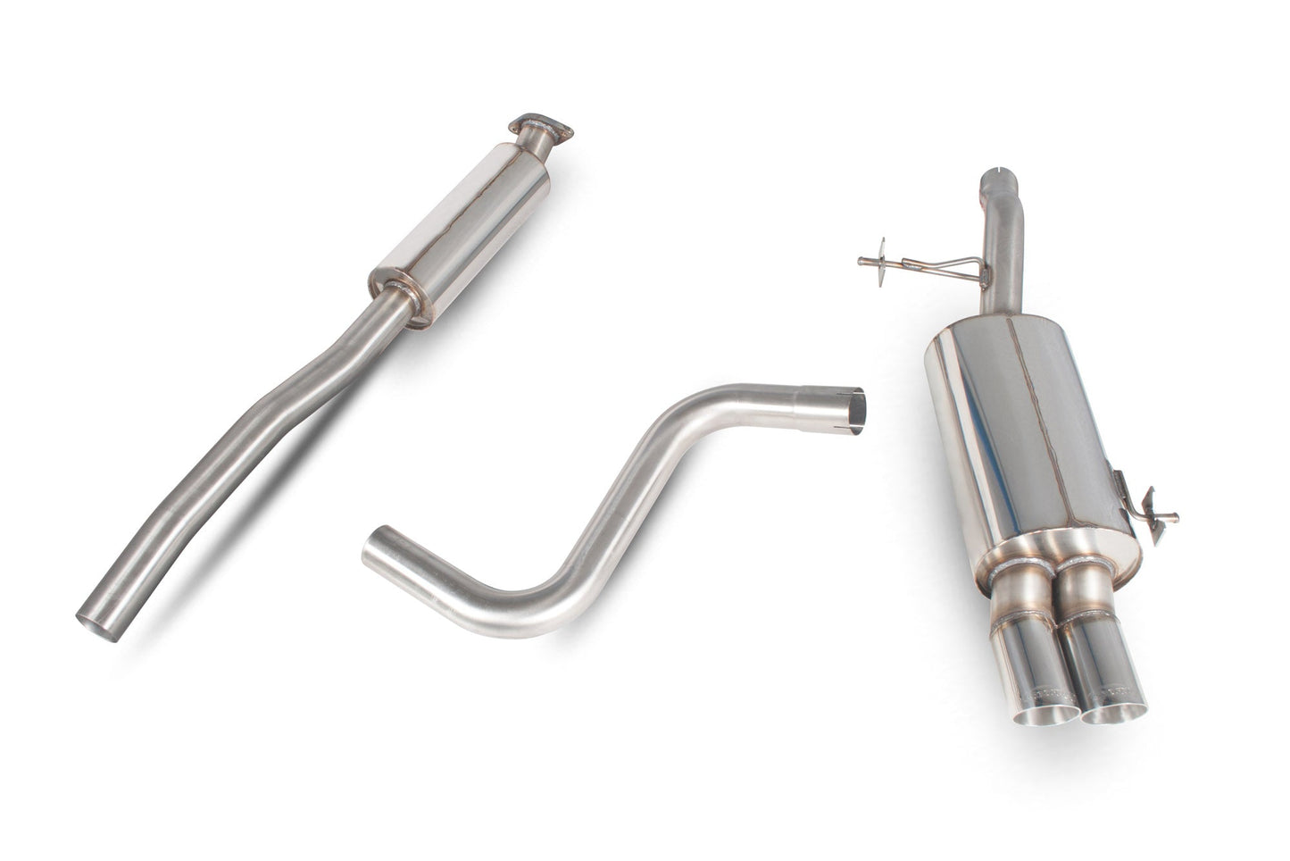 Scorpion 63.5mm/2.5" Resonated Cat-Back Exhaust (Daytona) for Ford Fiesta ST 180 (13-17)