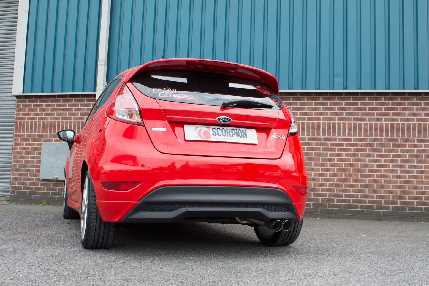 Scorpion Resonated Cat-Back Exhaust (Daytona) for Ford Fiesta Ecoboost 1.0T w/ Zetec S Valance (13-17)