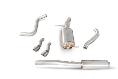 Scorpion Resonated Cat-Back Exhaust (Daytona) for Ford Fiesta Ecoboost 1.0T w/ Zetec S Valance (13-17)