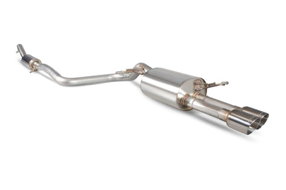 Scorpion Resonated Cat-Back Exhaust (Daytona) for Ford Fiesta Ecoboost 1.0T (13-17) ST Valance