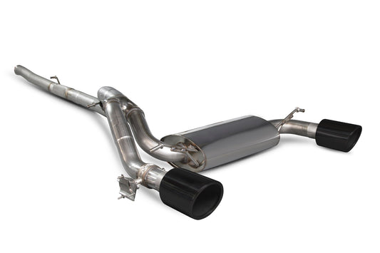 Scorpion Cat-Back Supersport Valved Exhaust (Black Indy) for Ford Focus Mk3 RS (16-19)