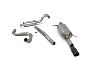 Scorpion Resonated Cat-Back Exhaust (Black Daytona) for Ford Fiesta ST-Line 1.0T (17-19)