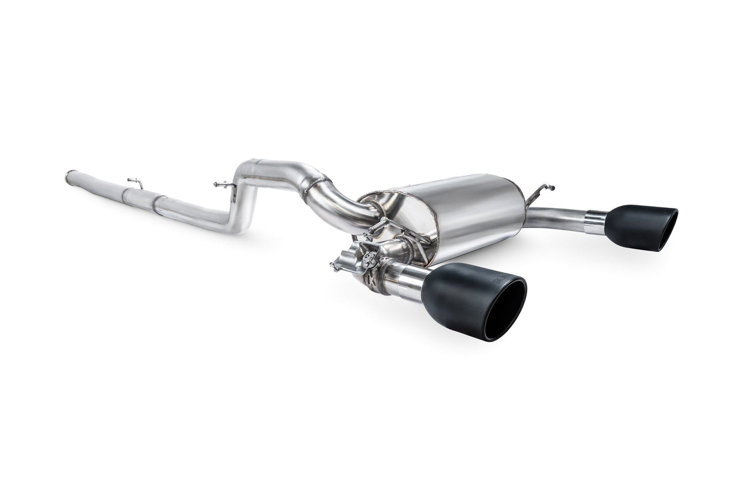 Scorpion Cat-Back Valved Quiet Exhaust (Black Indy) for Ford Focus Mk3 RS (16-19)