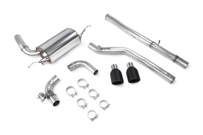 Scorpion Cat-Back Valved Quiet Exhaust (Black Indy) for Ford Focus Mk3 RS (16-19)