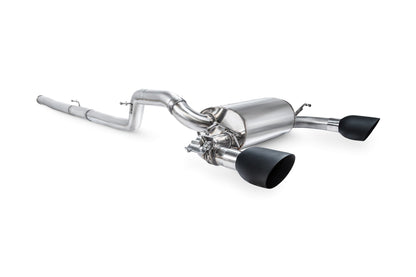 Scorpion Cat-Back Valved Quiet Exhaust (Black Daytona) for Ford Focus Mk3 RS (16-19)