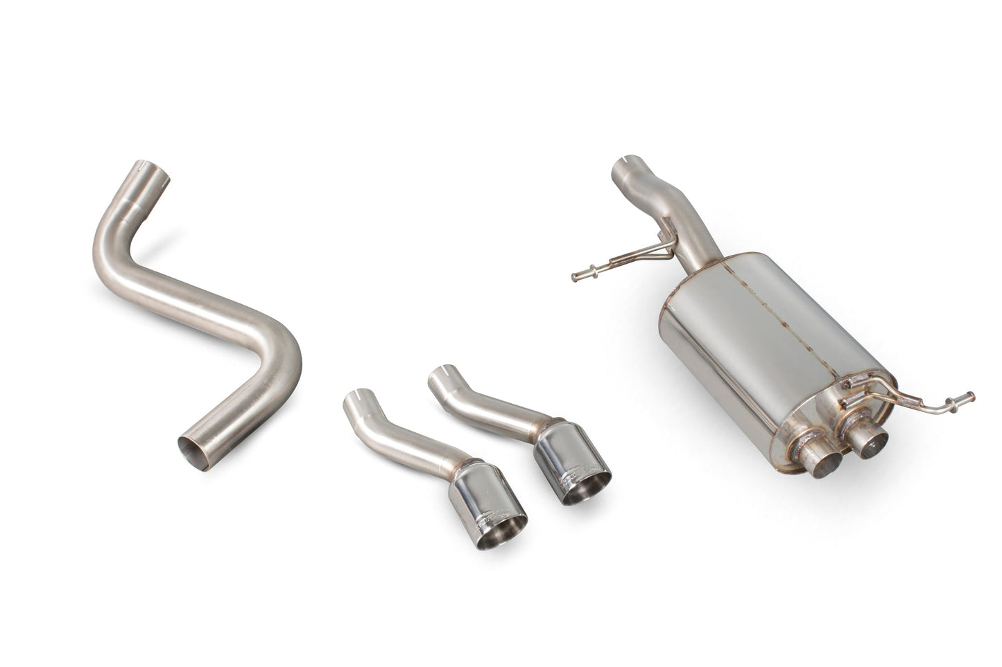 Scorpion Rear Exhaust Silencer (Daytona) for Ford Fiesta Ecoboost 1.0T w/ Zetec S Valance (13-17)