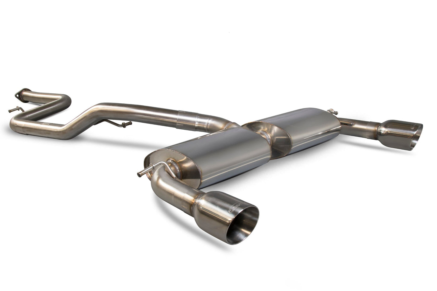 Scorpion 63.5mm/2.5" Non-Res Cat-Back Exhaust (Daytona) for Ford Focus Mk2 ST 225 (06-11)