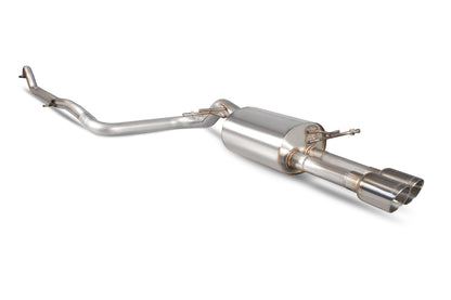 Scorpion Non-Res Cat-Back Exhaust (Daytona) for Ford Fiesta Ecoboost 1.0T (13-17) ST Valance