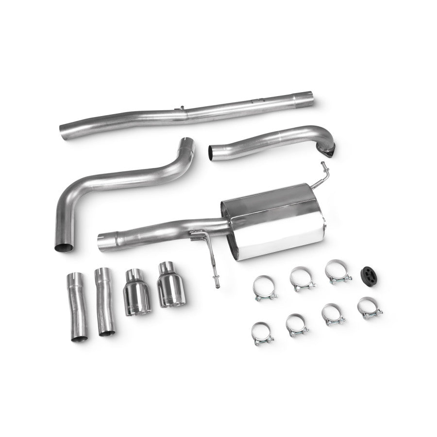 Scorpion Non-Res Cat-Back Exhaust (Daytona) for Ford Fiesta Ecoboost 1.0T (13-17)