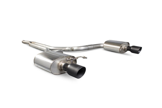 Scorpion Non-Res Cat-Back Exhaust (Black Daytona) for Ford Mustang 2.3T (15-18)