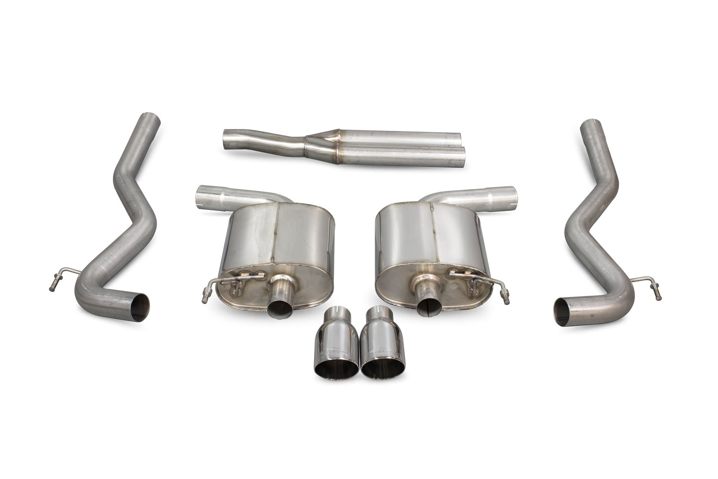 Scorpion Non-Res Cat-Back Exhaust (Daytona) for Ford Mustang 2.3T (15-18)