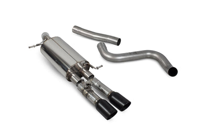 Scorpion GPF-Back Valved Exhaust (Black Daytona) for Ford Fiesta ST Mk8 (18-20)