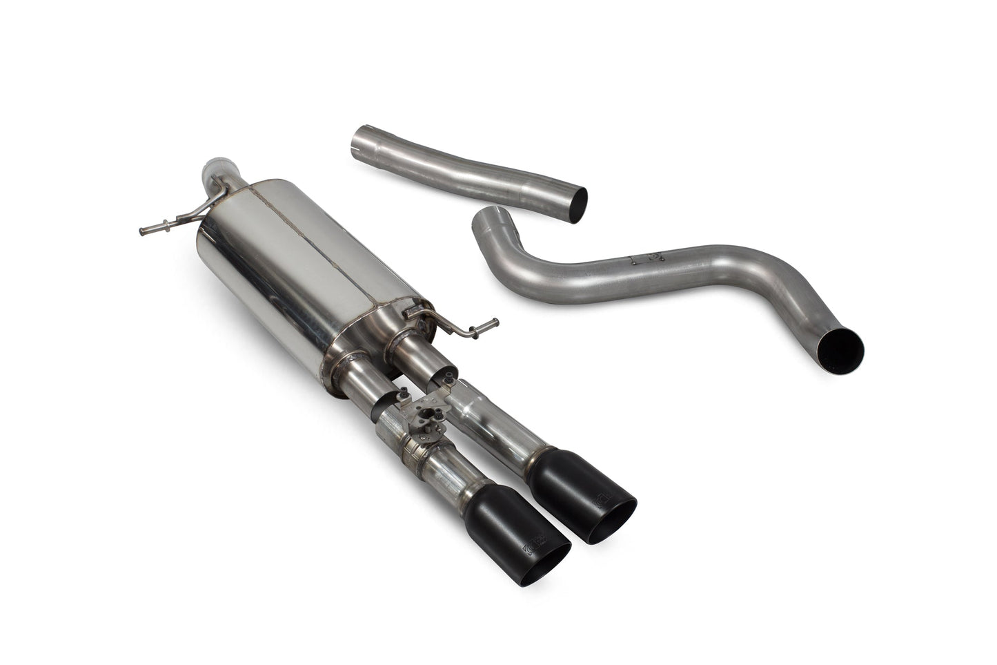 Scorpion GPF-Back Valved Exhaust (Black Daytona) for Ford Fiesta ST Mk8.5 (22-24)