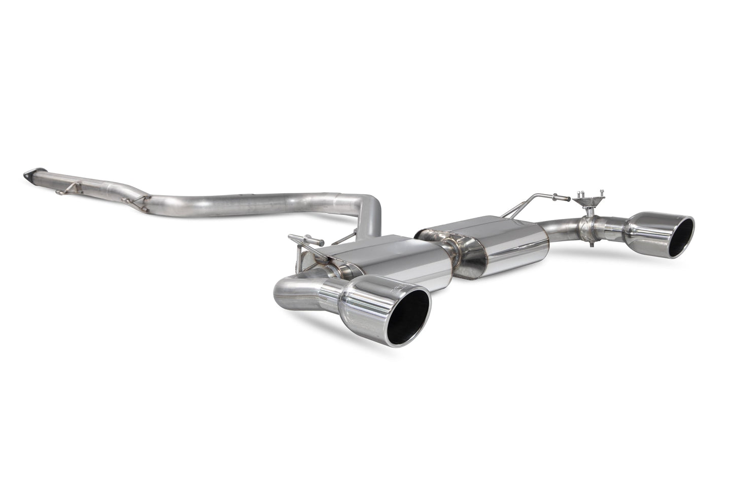 Scorpion Non-Res Cat-Back Valved Exhaust (Indy) for Hyundai i30N Performance (17-18)
