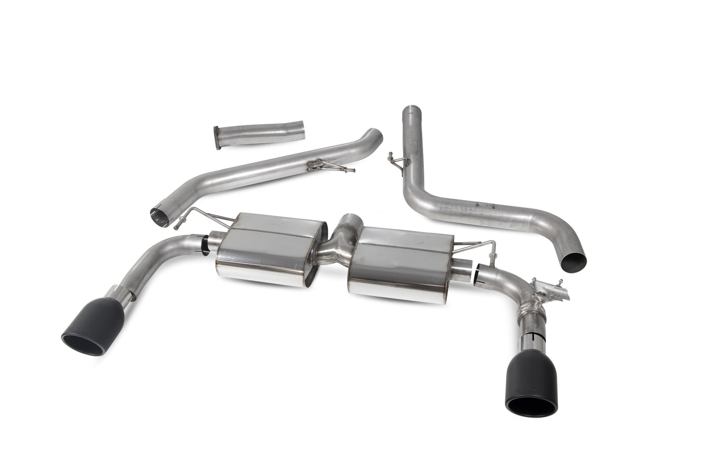 Scorpion Non-Res GPF-Back Valved Exhaust (Black Indy) for Hyundai i30N Performance (18-25)